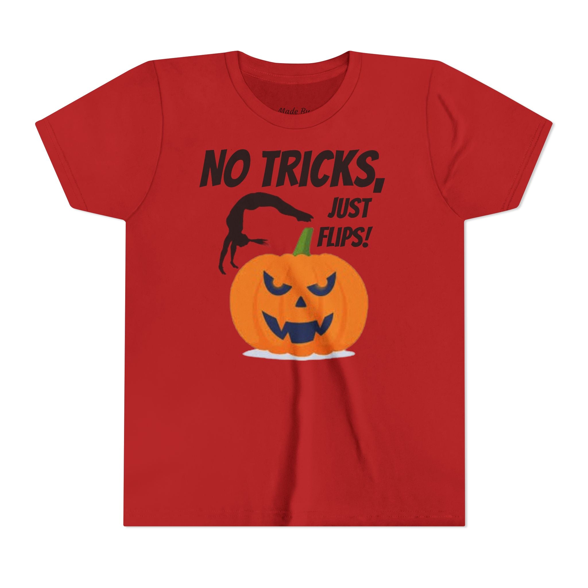 Halloween Kids Tee - No Tricks, Just Flips! (Kids)