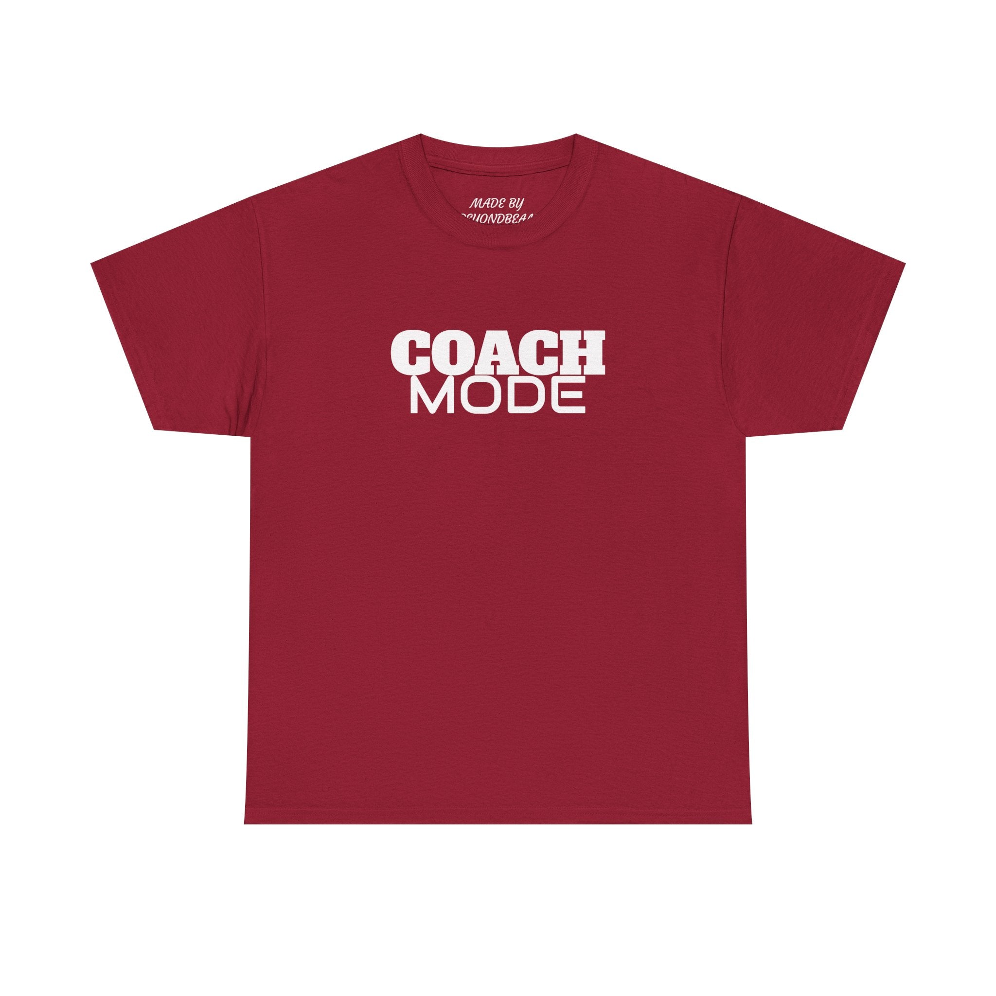 Adults 'Coach Mode' Tee — Classic Cotton T-Shirt