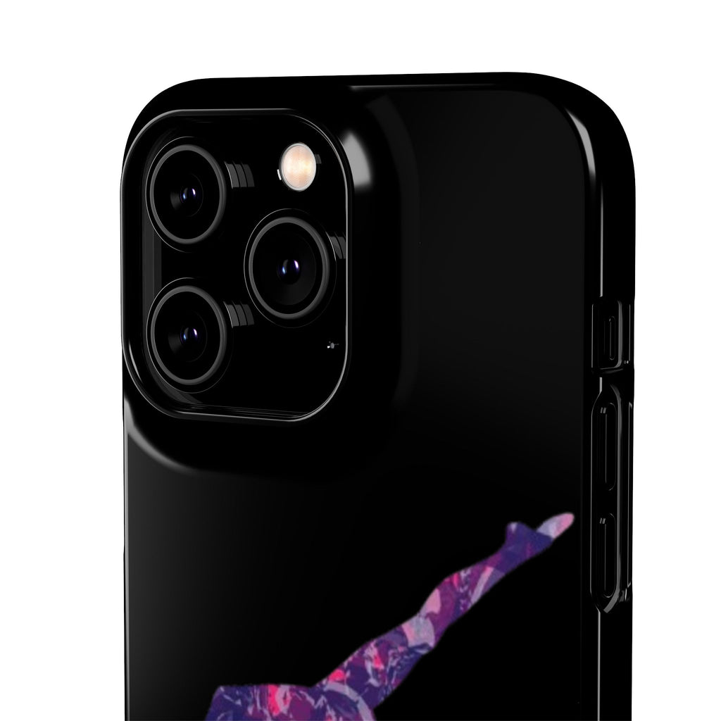 Gymnast Phone Case — Purple Galaxy Gymnastics Snap Case