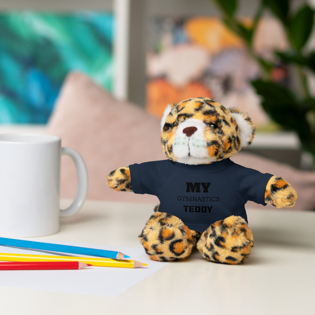 Gymnastics Teddy Bear with Personalized Tee