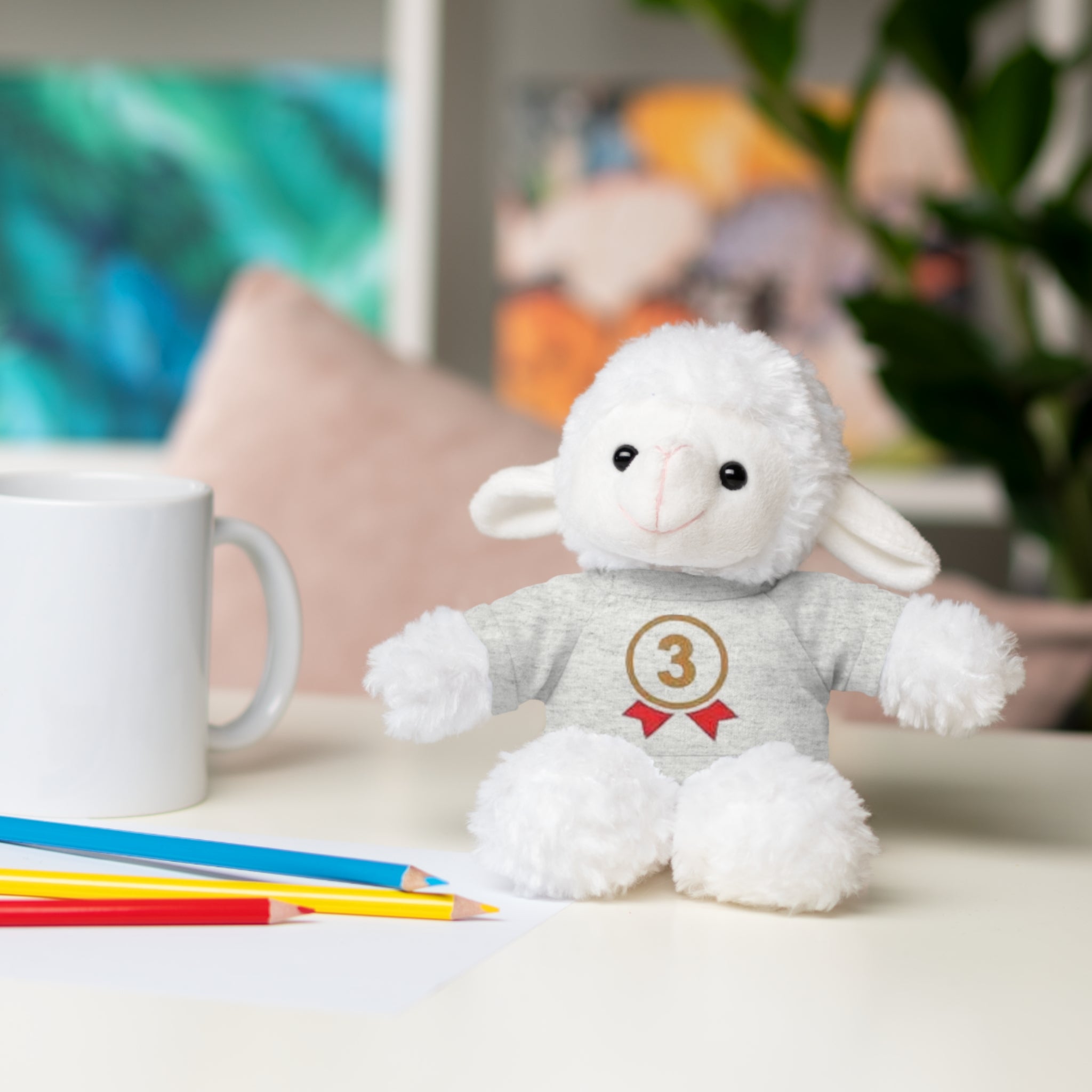 3rd Place Gymnastics Stuffed Animal with Gymnastics T-Shirt