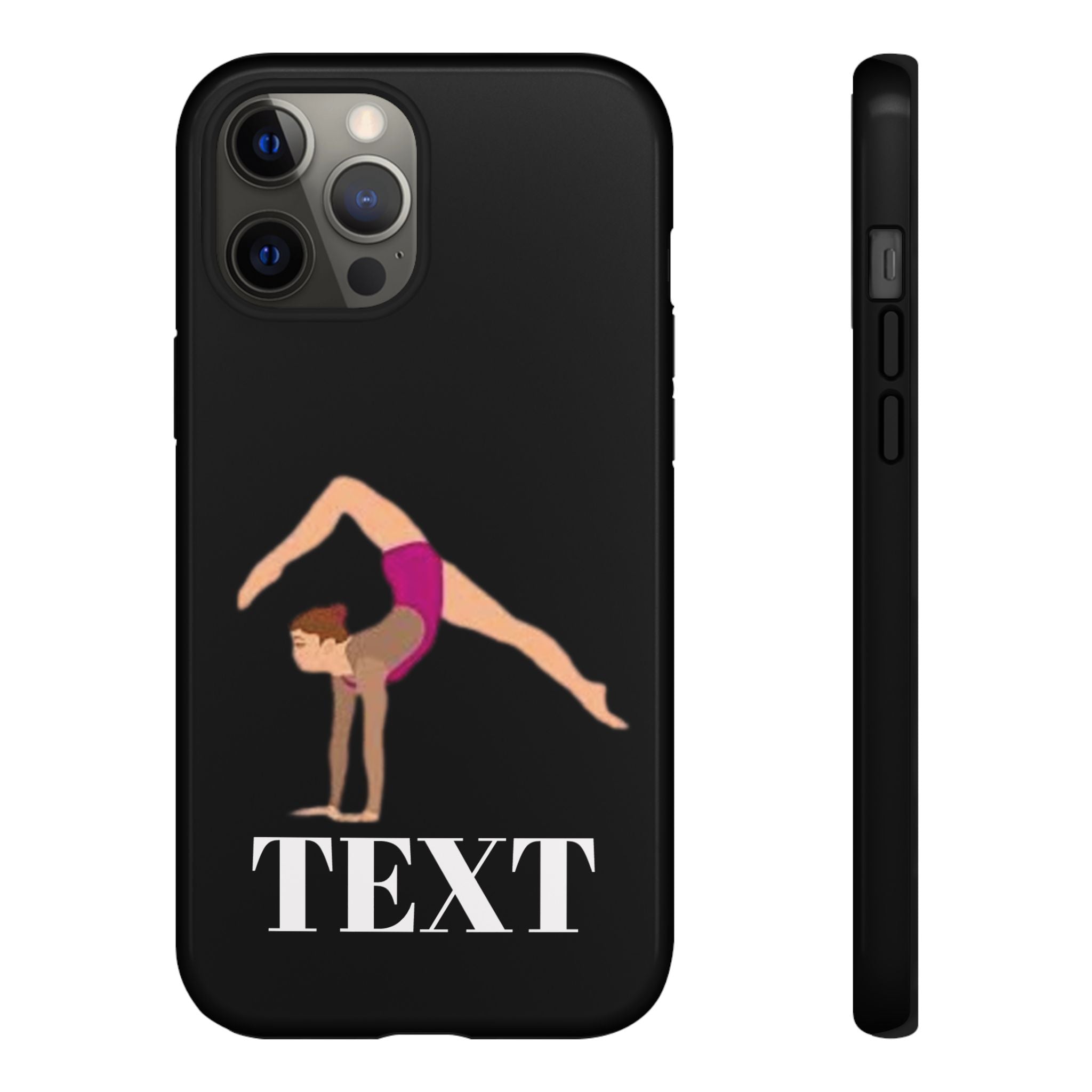 Gymnast Phone Case — Personalized TEXT Design