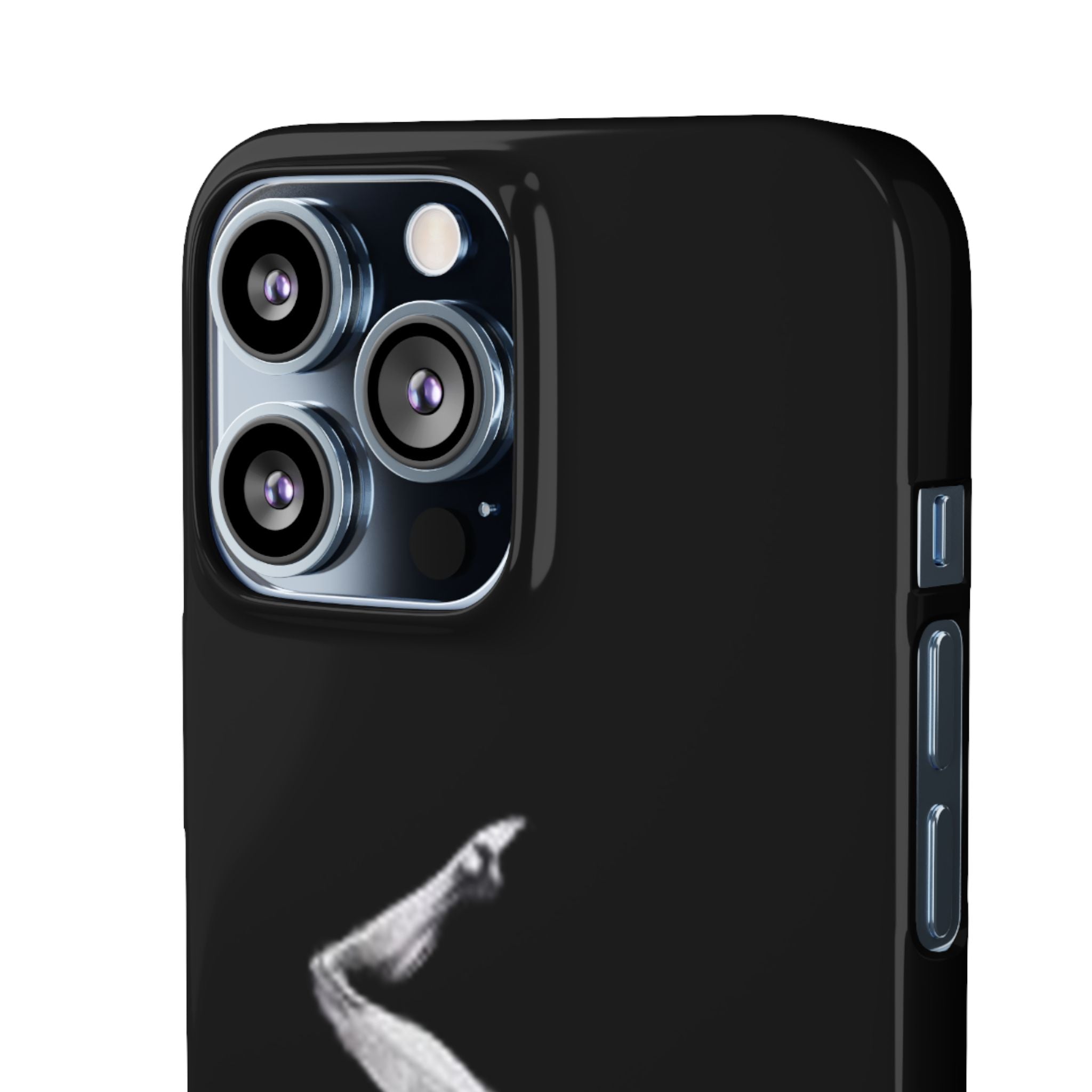 Gymnastics Phone Case — Black Chalk-Style Handstand Design