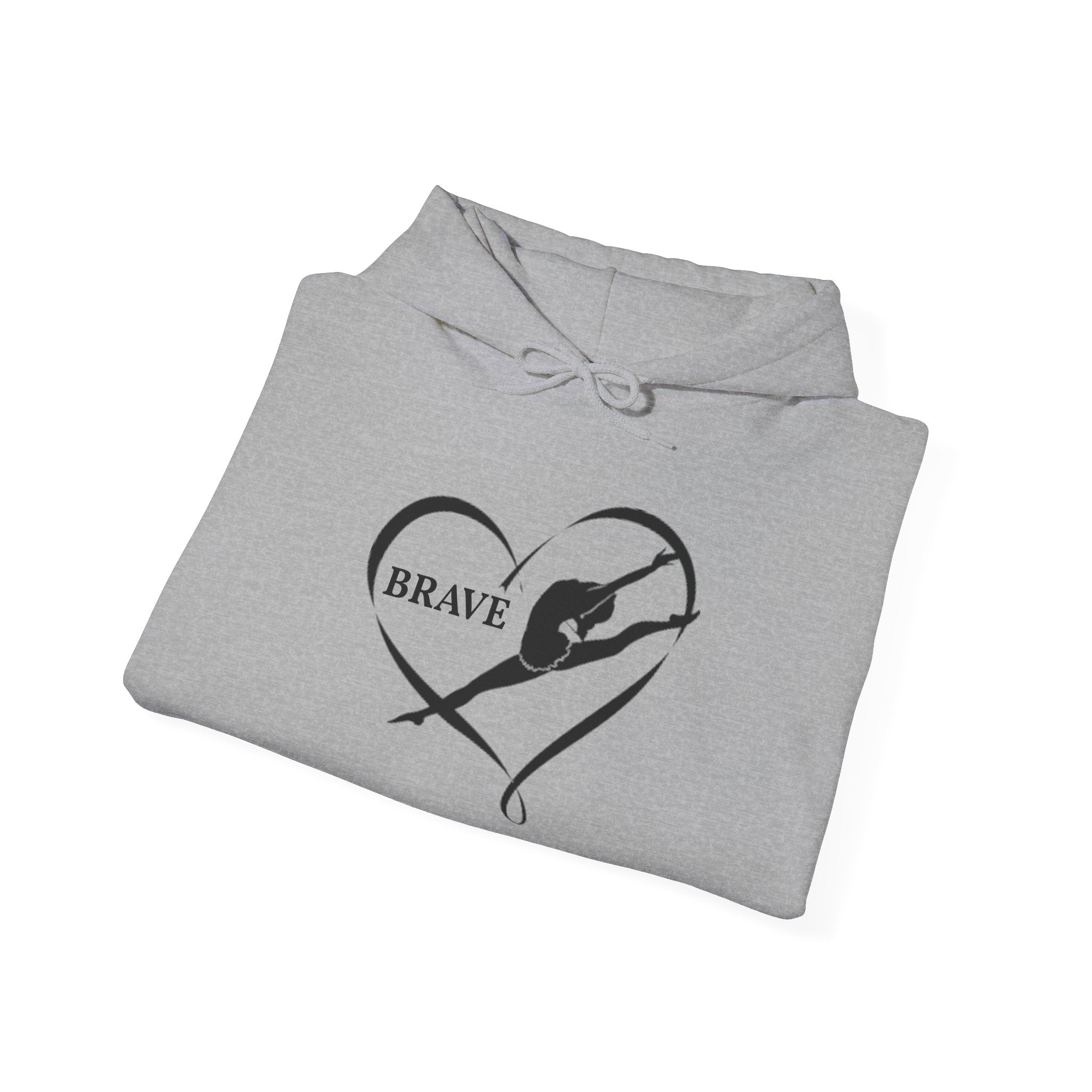 Gymnast Heart Hoodie – Rhythmic Gymnastics Sweatshirt (Adults)