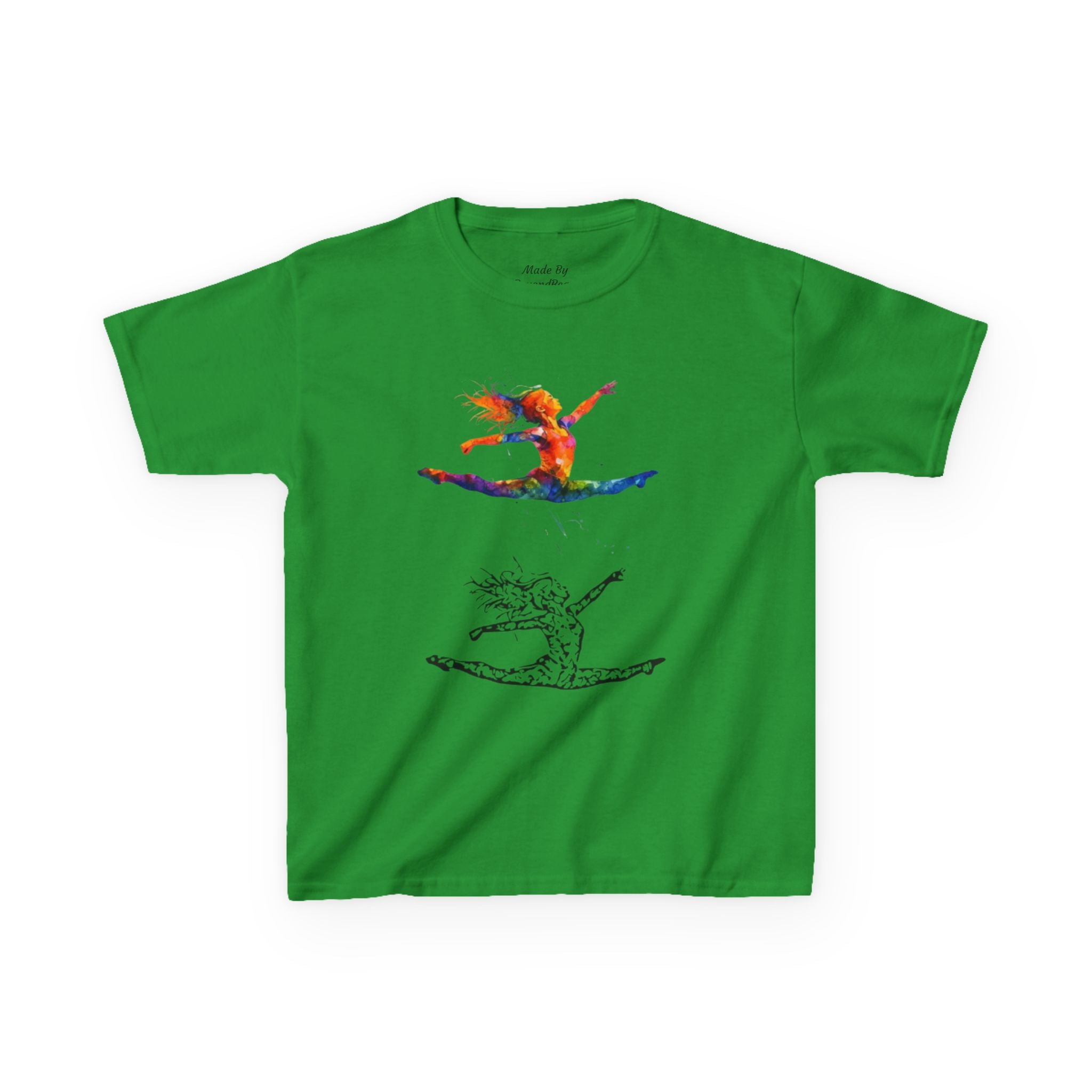Colorful Splits Gymnastics Kids Tee (Kids)
