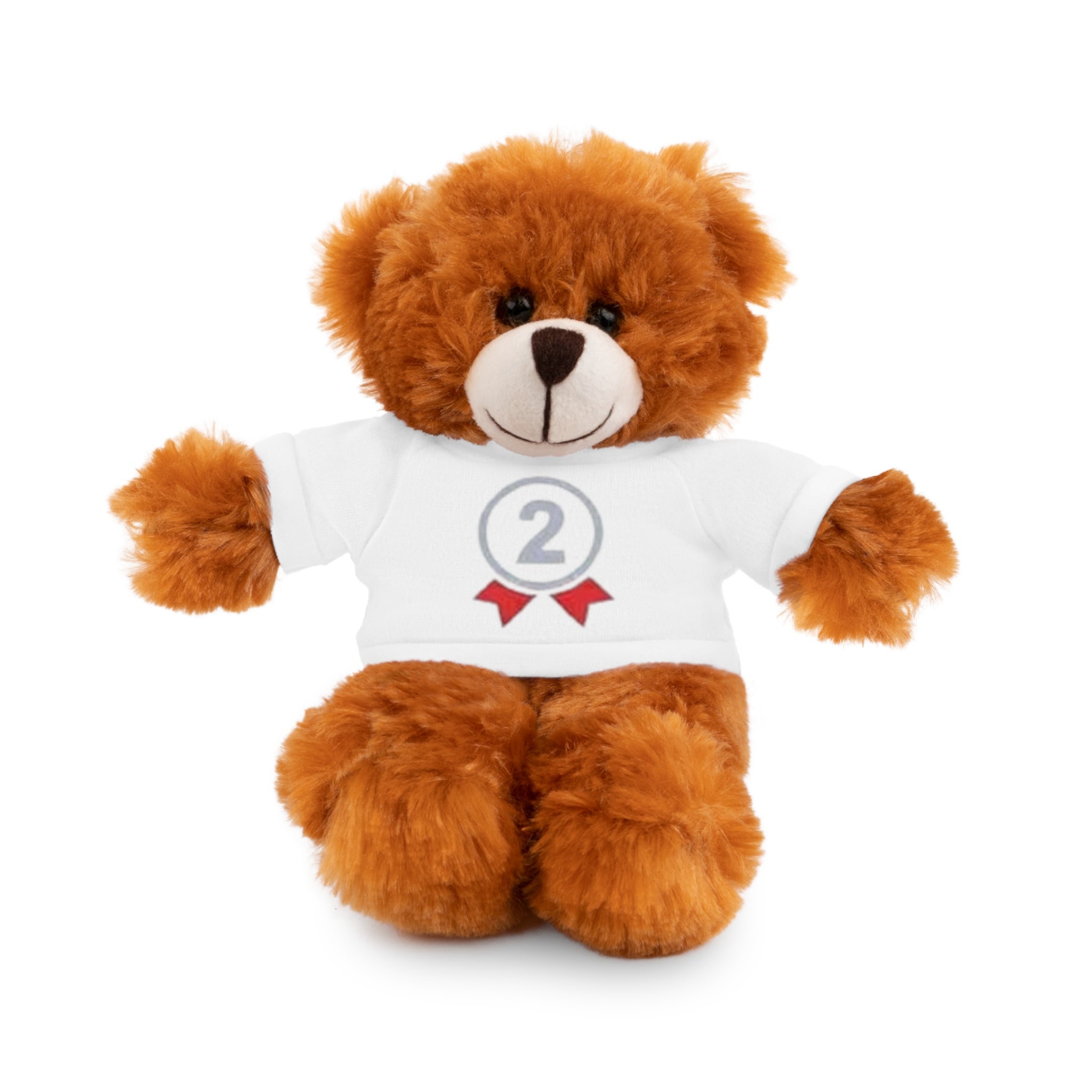 2nd Place Gymnastics Stuffed Animal with Gymnastics T-Shirt