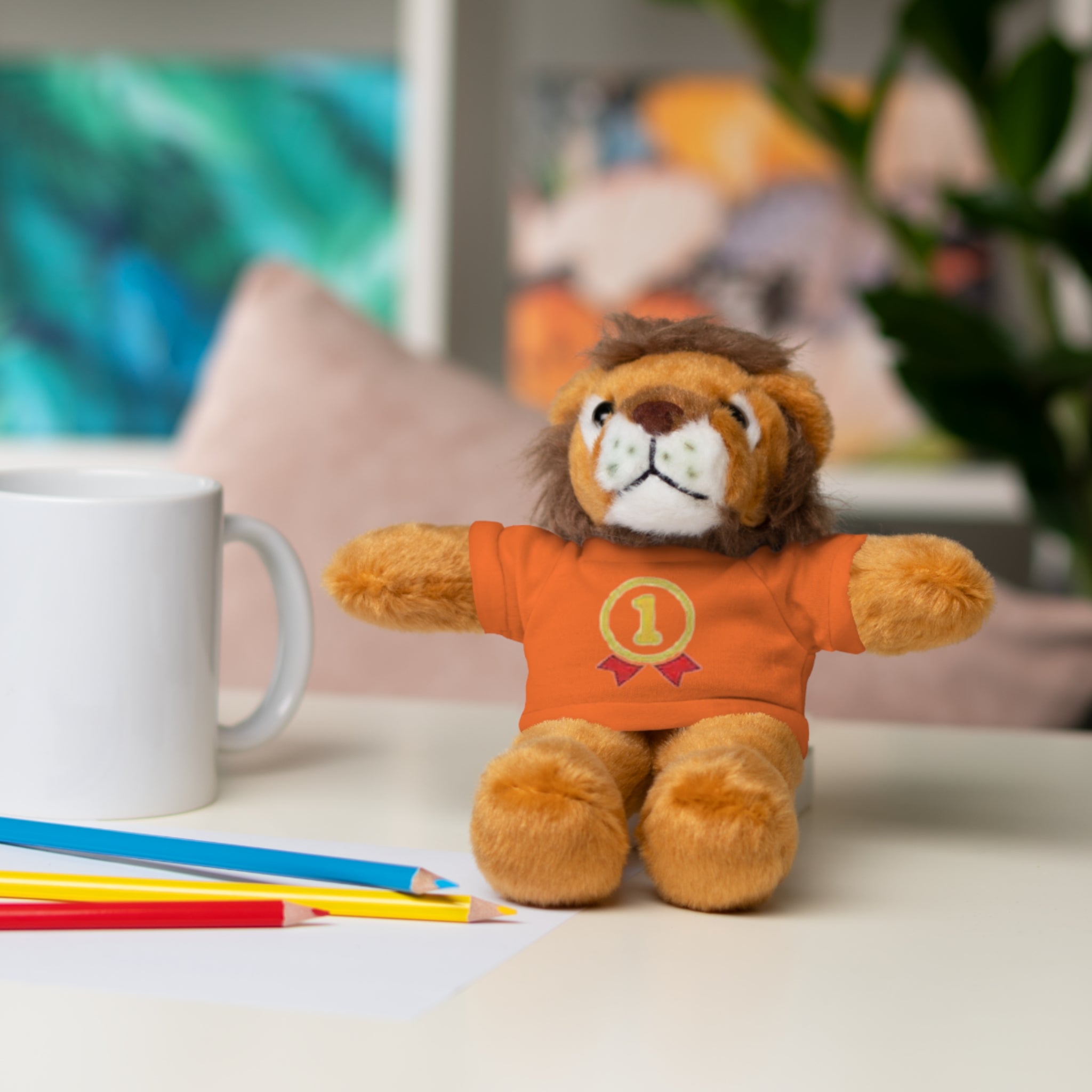1st Place Gymnastics Stuffed Animal with Gymnastics T-Shirt