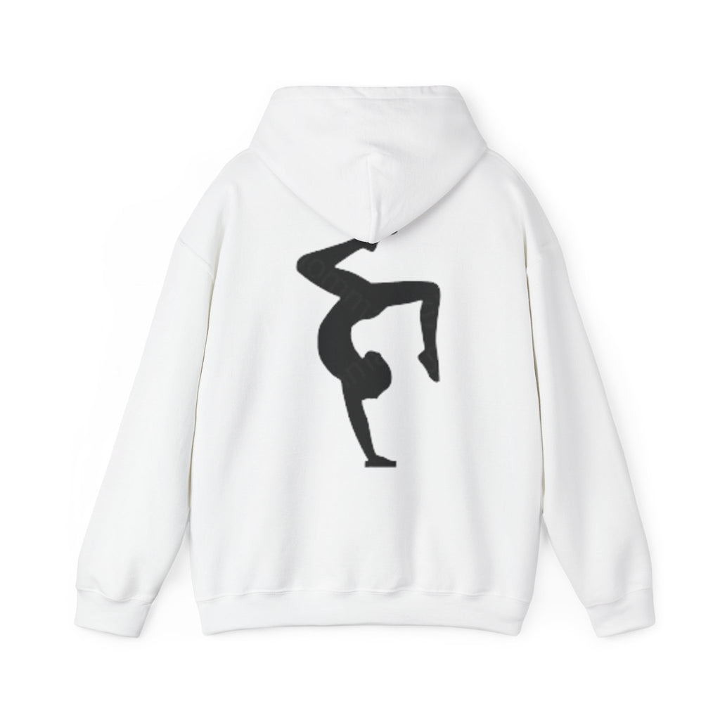 Unisex Heavy Blend™ Hooded Sweatshirt - WARNING GYMNAST MAY FLIP (Adult)