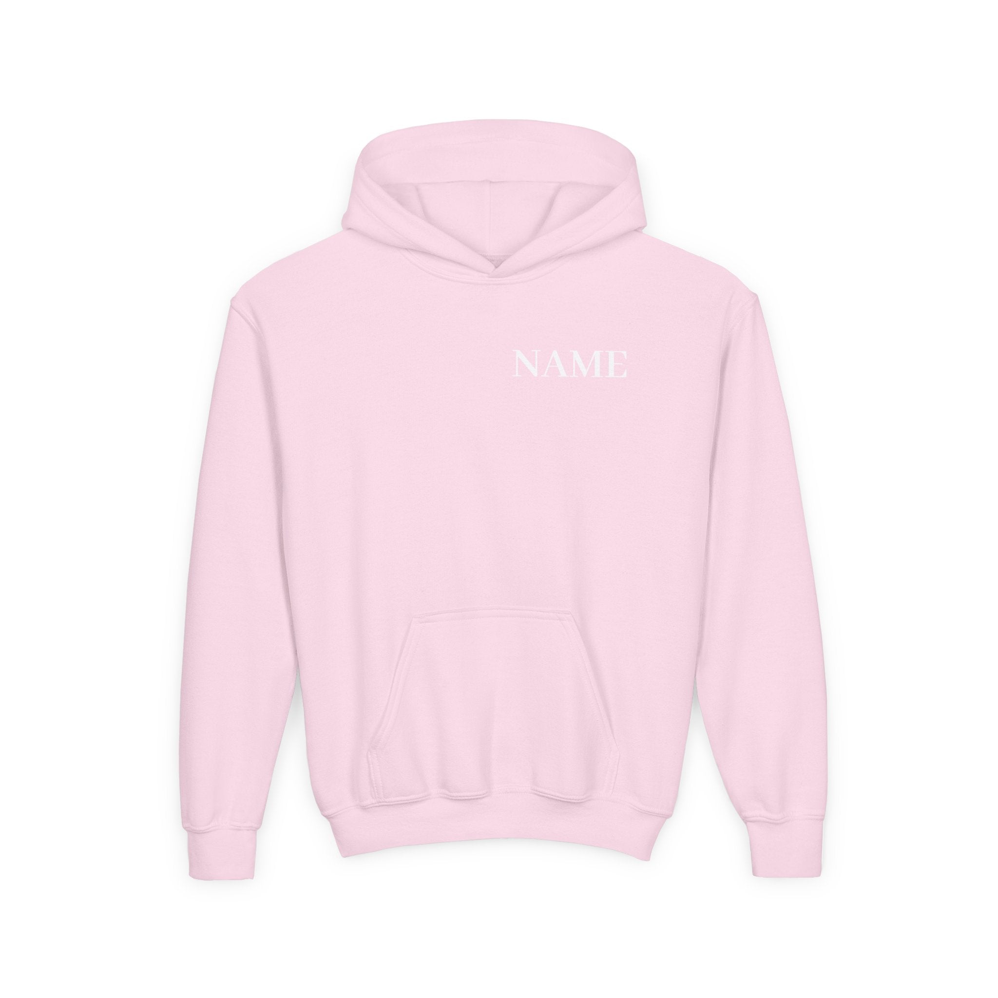 Gymnast Definition Youth Hoodie — Personalized 'NAME' Back-Print Sweatshirt