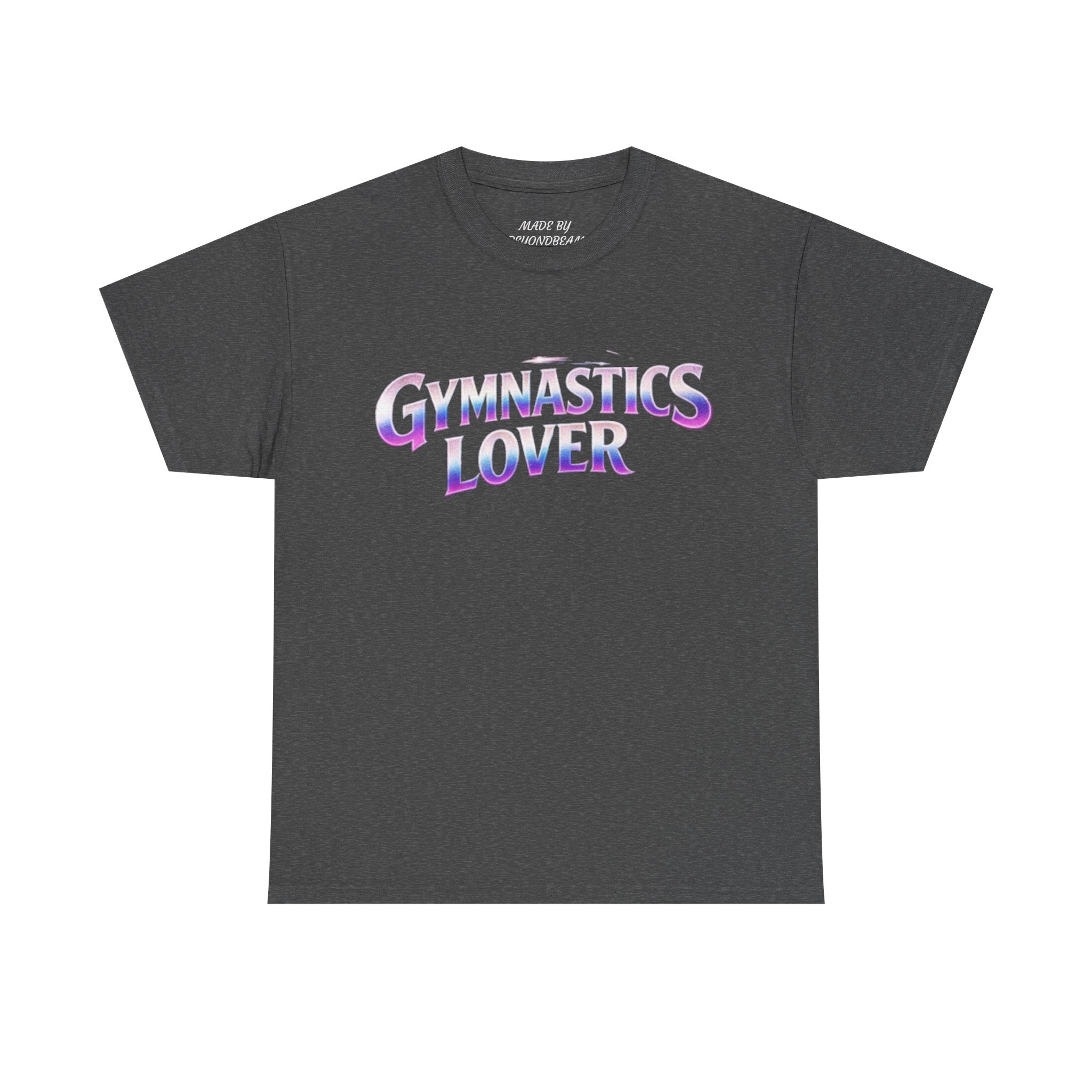Adults Gymnastics Lover Tee — Retro Iridescent Graphic T-Shirt for Gymnastics Fans