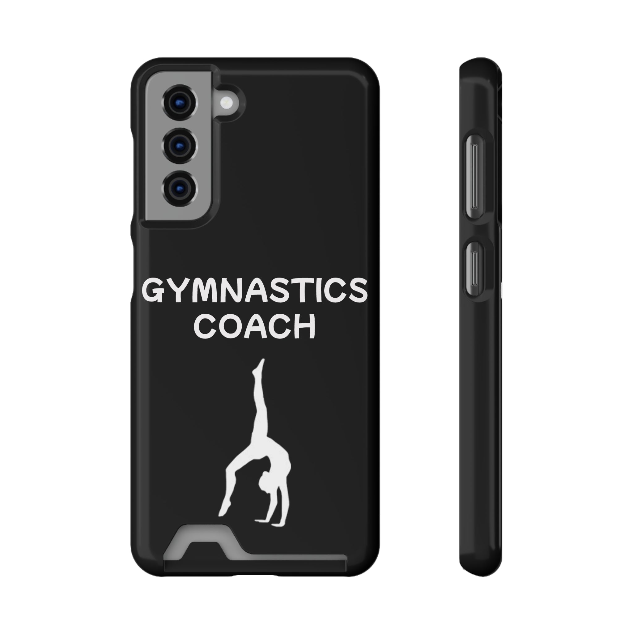 Gymnastics Coach Phone Case With Card Holder